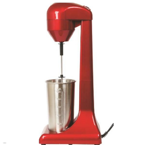 Φραπεδιέρα Επιτραπέζια 100W με 2 Ταχύτητες Κόκκινη Hoomei HM-6525