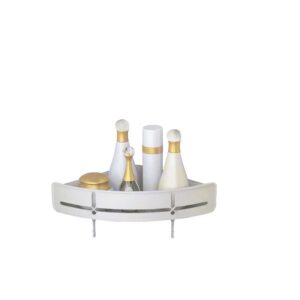 Γωνιακή Ραφιέρα Μπάνιου Επιτοίχια Πλαστική με 1 Ράφι 32x22x7cm J31LRA-312121