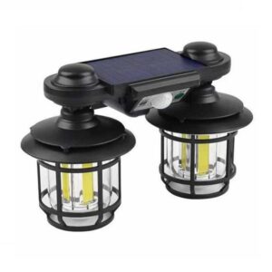 JD-2216 Ηλιακό Φωτιστικό Επιτοίχιας Τοποθέτησης με Ανιχνευτή Κίνησης και Ψυχρό Λευκό Φως σε Λευκό Χρώμα