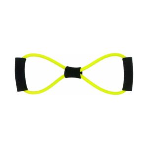 Λάστιχο Γυμναστικής Μέτριο Χιαστί με Λαβές JT-007 Κίτρινο