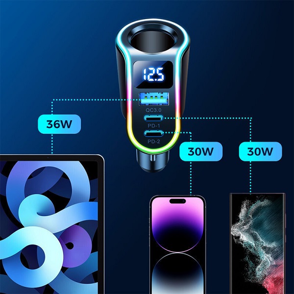 Joyroom-Φορτιστής-Αυτοκινήτου-Μαύρος-Fast-4in1-Pd-Γρήγορης-Φόρτισης-με-Θύρες-1xUSB-2xType-C-1xΑναπτήρα-10.jpg Φορτιστής Αυτοκινήτου Joyroom Μαύρος