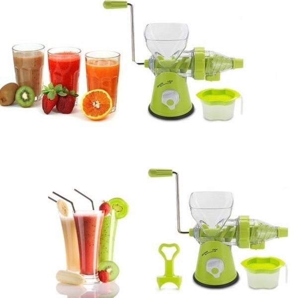 Juice Wizard Στίφτης Ροδιού με Δοχείο από Πλαστικό σε Πράσινο Χρώμα 98476