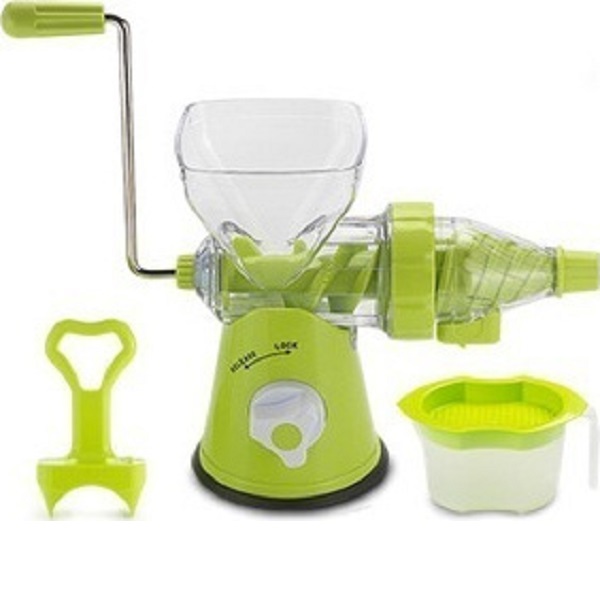 Juice Wizard Στίφτης Ροδιού με Δοχείο από Πλαστικό σε Πράσινο Χρώμα 98476