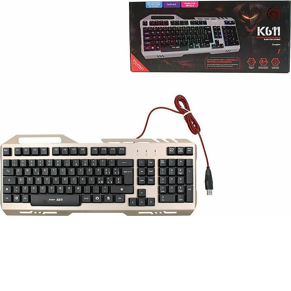 K611b.jpg Marvo Gaming Πληκτρολόγιο με RGB φωτισμό (Αγγλικό US) K611