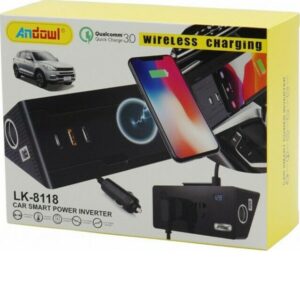 Φορτιστής Αυτοκινήτου Μαύρος Συνολικής Έντασης 2.4A με Θύρες: 2xUSB 1xType-C Andowl KL-8118