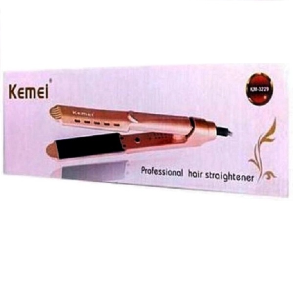 Πρέσα Μαλλιών με Κεραμικές Πλάκες 40W Kemei KM-3229