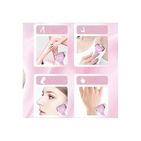 KM-372.jpg Σετ Αποτρίχωσης Epilator για Σώμα Kemei KM-372