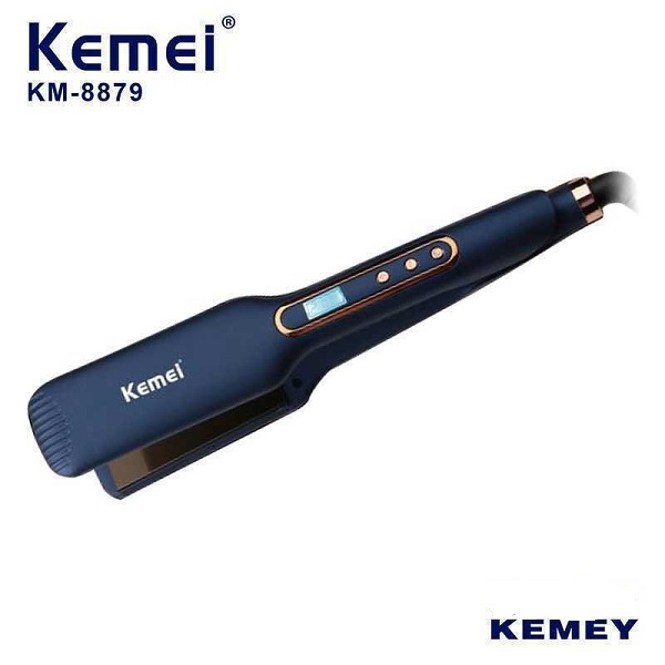 Πρέσα Μαλλιών με Κεραμικές Πλάκες Kemei KM-8879 Blue