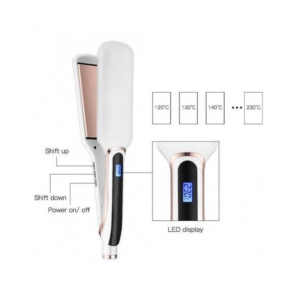 Kemei-KM-1703-Πρέσα-Μαλλιών-με-Κεραμικές-Πλάκες-60W-3.jpg Kemei KM-1703 Πρέσα Μαλλιών με Κεραμικές Πλάκες 60W