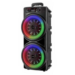 Kimiso Σύστημα Karaoke με Ενσύρματα Μικρόφωνα QS-7605 σε Μαύρο Χρώμα