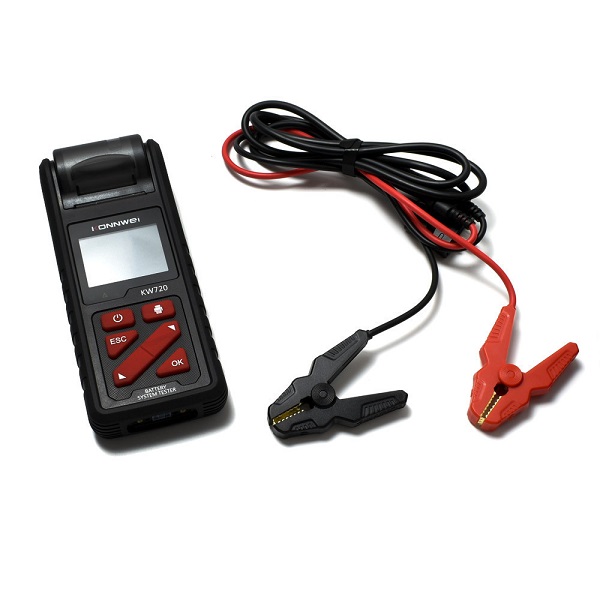 Ψηφιακό Battery Tester με Κροκοδειλάκια Konnwei KW720
