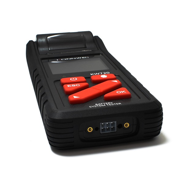 Ψηφιακό Battery Tester με Κροκοδειλάκια Konnwei KW720