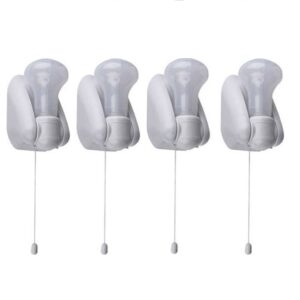 Φωτιστικό Γλόμπος για Ντουλάπες LED με Μπαταρία, Φωτοκύτταρο και Αυτοκόλλητο Τοποθέτησης