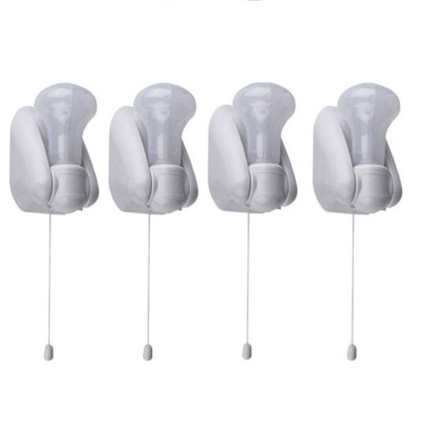 Φωτιστικό Γλόμπος για Ντουλάπες LED με Μπαταρία, Φωτοκύτταρο και Αυτοκόλλητο Τοποθέτησης