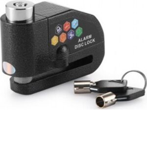 Κλειδαριά Δισκόφρενου Μοτοσυκλέτας με Συναγερμό LK603 σε Μαύρο χρώμα