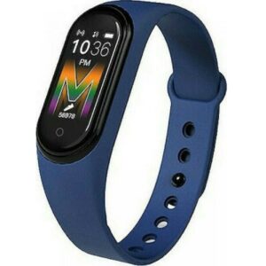 Activity Tracker με Παλμογράφο M5 Μπλε