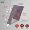Massaging Weighted Heating Pad Χαλάκι Μασάζ για τον Αυχένα, τη Μέση & την Πλάτη με Δόνηση και Λειτουργία Θέρμανσης 0010236