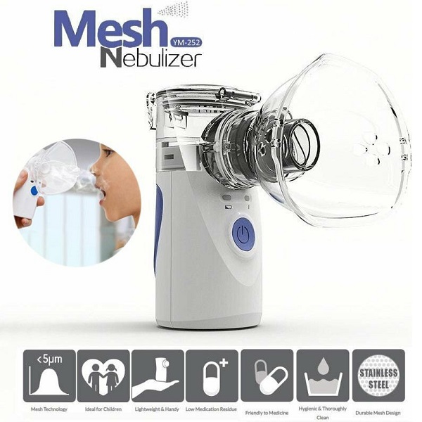 Φορητός Νεφελοποιητής Φαρμάκων Mesh Nebulizer YM-252