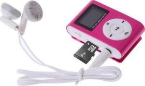 Mini MP3 Player USB Metal Clip (32GB) με Οθόνη LCD