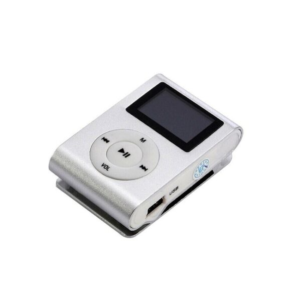 Mini MP3 Player USB Metal Clip (32GB) με Οθόνη LCD