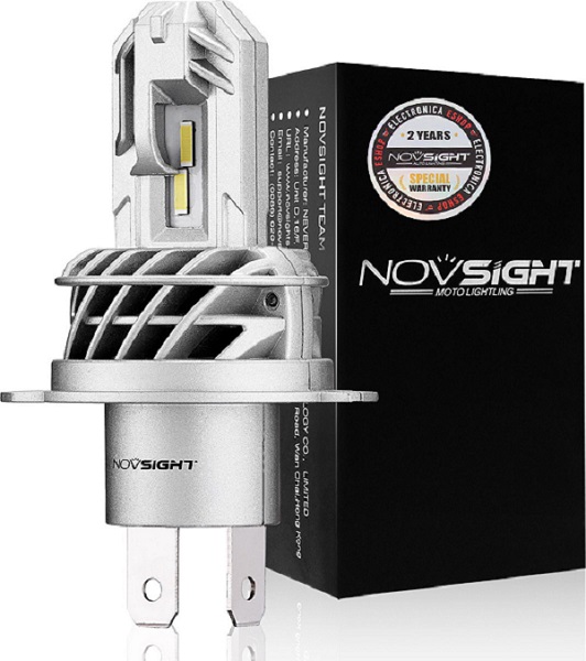 Λάμπα Αυτοκινήτου NovSight M500 N35 H4 LED 6000K Ψυχρό Λευκό 12V 40W 1τμχ