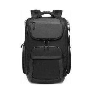 Ozuko 9409 Υφασμάτινο Σακίδιο Πλάτης Αδιάβροχο Μαύρο 30x17x46CM