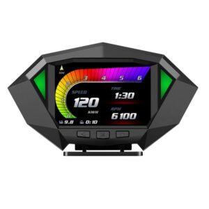 P1 HUD Head-Up Display OBD2 & GPS Διπλό Σύστημα - Ψηφιακό Ταχύμετρο & Μετρητής Κλίσης για Ασφαλή Οδήγηση
