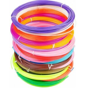 PLA Νήματα για 3D Pen 1,75mm 5m - Ανταλλακτικά Τρισδιάστατης Εκτύπωσης Χρωματιστά 10τμχ