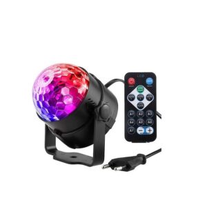 Φωτορυθμικό Φωτιστικό RGB Party Light LED με Τηλεχειριστήριο