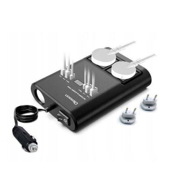 Inverter Αυτοκινήτου Τροποποιημένου Ημιτόνου 150W για Μετατροπή 12V DC σε 220V AC με 1xUSB PerVoi  CTC-741