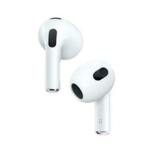 Pods 3 Earbud Bluetooth Handsfree Ακουστικά με Θήκη Φόρτισης Λευκά