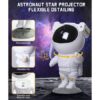 Projector Αστροναύτης Παιδικό Φωτιστικό Led με Προβολή Αστεριών Andowl Q-RG33