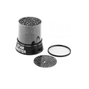 Projector Φωτιστικό Παιδικό Led Έναστρου Ουρανού με Προβολή Αστεριών Μαύρο 11x11x11.8εκ.