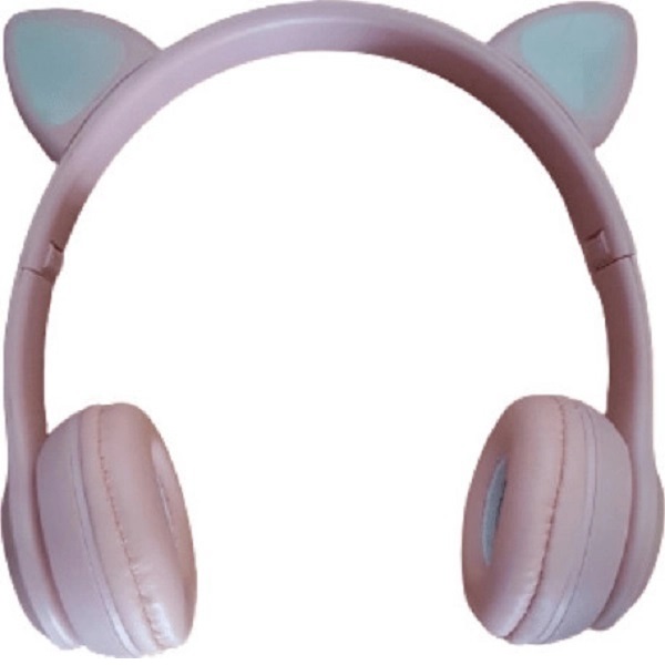 Ακουστικά Ασύρματα Ενσύρματα On Ear Ροζ Andowl Q-EM51