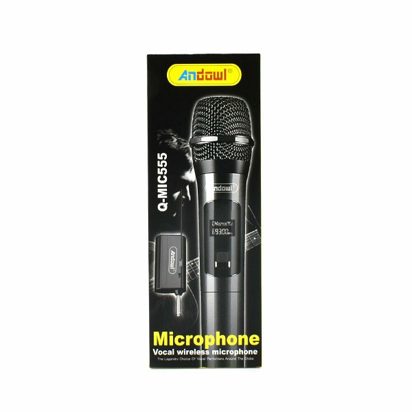 Μικρόφωνο Ασύρματο Χειρός Q-MIC555 Φωνής Andowl
