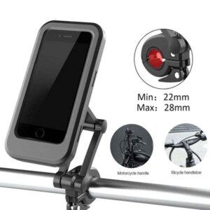 Βάση Κινητού Μοτοσυκλέτας με Αδιάβροχη Θήκη για το Τιμόνι Andowl Q-MT51