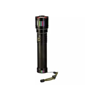 Andowl Φακός Επαναφορτιζόμενος LED Μαύρο Q-ST69