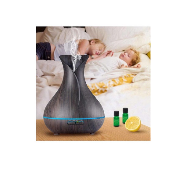 Αρωματοθεραπεία Συσκευή Led Υπερήχων Q-T58 Καφέ 550ml Andowl