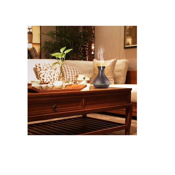 Αρωματοθεραπεία Συσκευή Led Υπερήχων Q-T58 Καφέ 550ml Andowl