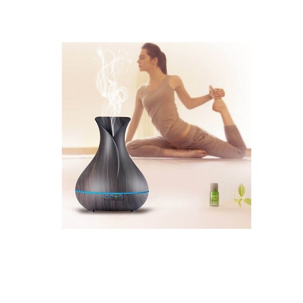 Αρωματοθεραπεία Συσκευή Led Υπερήχων Q-T58 Καφέ 550ml Andowl