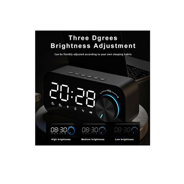 Ρολόι Επιτραπέζιο με Ξυπνητήρι Πετρόλ Q-YX126 Andowl