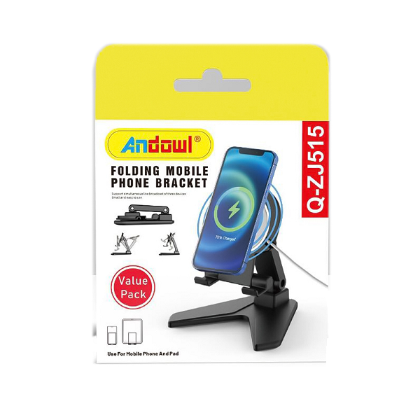 Βάση Γραφείου για Κινητό σε Μαύρο χρώμα Andowl Q-ZJ515