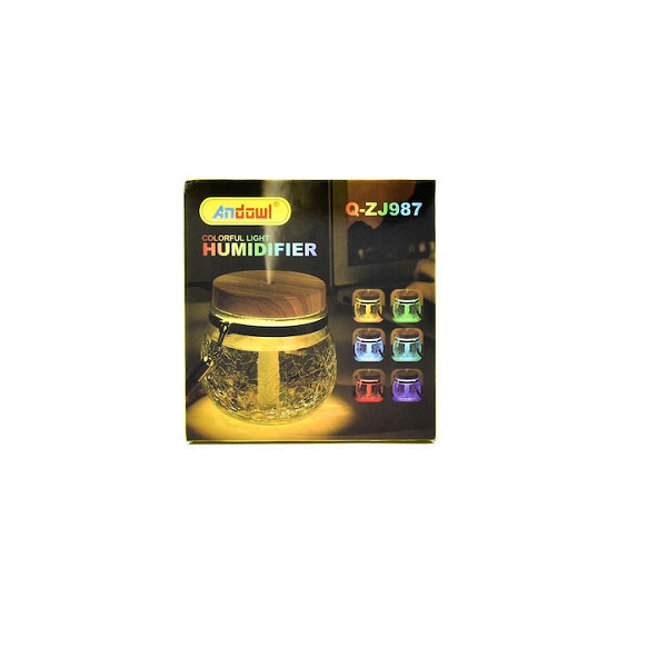 Αρωματοθεραπεία Συσκευή Led Διάφανη 400ml Q-ZJ987 Andowl