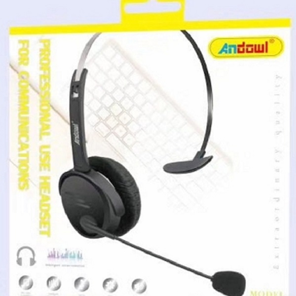 QJC142.jpg Ακουστικά με Μικρόφωνο και Σύνδεση 3.5mm Andowl Q-JC142