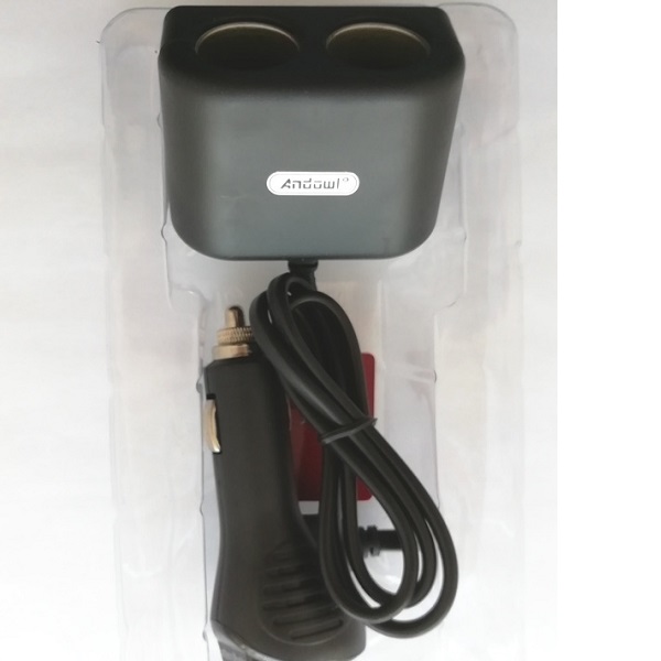 QT177.jpg Φορτιστής Αυτοκινήτου με 2 Θύρες Αναπτήρα Q-T177