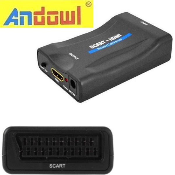 Andowl Μετατροπέας Scart female σε HDMI female QY-V05