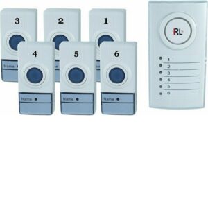 RL-0506D.jpg Ασύρματο Κουδούνι Πόρτας Σύστημα με 6 Κουδούνια RL-0506D