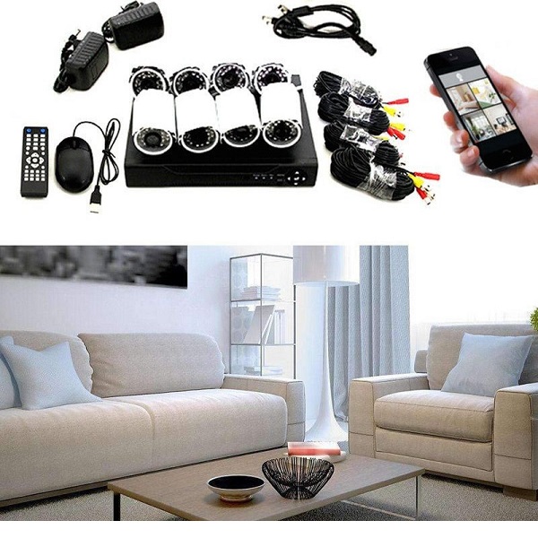 Σετ 8 Κάμερες Καταγραφικό Δικτύου CCTV Security Recording System  RS485 ΟΕΜ