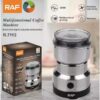 Ηλεκτρικός Μύλος Καφέ 150W με Χωρητικότητα 50gr Ασημί Raf R.7113
