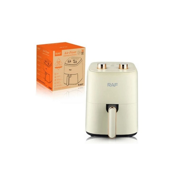 Φριτέζα Αέρος με Αποσπώμενο Κάδο 4.8lt Μπεζ Raf R-5237